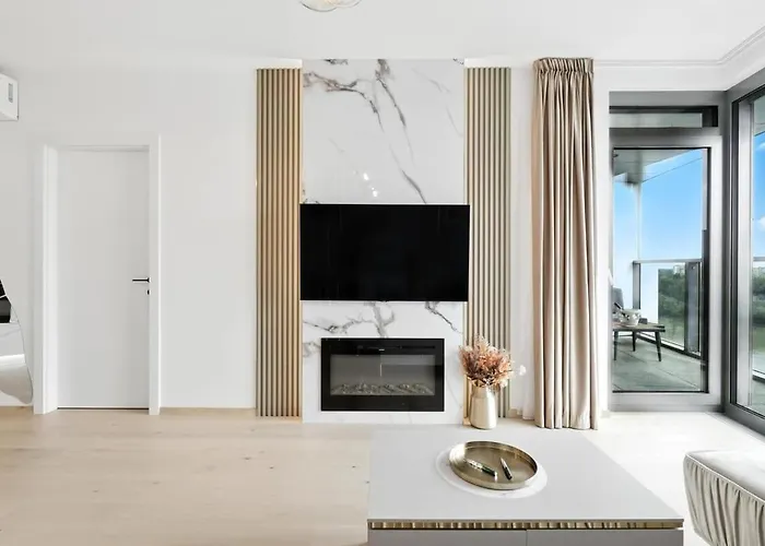 아파트 Golden Suite, River&old Town View, Free Parking